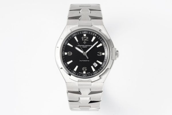 VC オーバーシーズ 47040/B01A-9094 SS PPF 1:1 ベスト・エディション ブラック・テクスチャード・ダイヤル SSブレスレット A1226 - スーパークローン・ウォッチ｜1:1 ベスト・バージョン