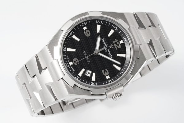 VC オーバーシーズ 47040/B01A-9094 SS PPF 1:1 ベスト・エディション ブラック・テクスチャード・ダイヤル SSブレスレット A1226 - スーパークローン・ウォッチ｜1:1 ベスト・バージョン