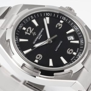 VC オーバーシーズ 47040/B01A-9094 SS PPF 1:1 ベスト・エディション ブラック・テクスチャード・ダイヤル SSブレスレット A1226 - スーパークローン・ウォッチ｜1:1 ベスト・バージョン