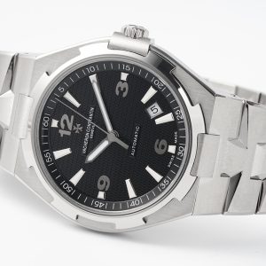 VC オーバーシーズ 47040/B01A-9094 SS PPF 1:1 ベスト・エディション ブラック・テクスチャード・ダイヤル SSブレスレット A1226 - スーパークローン・ウォッチ｜1:1 ベスト・バージョン