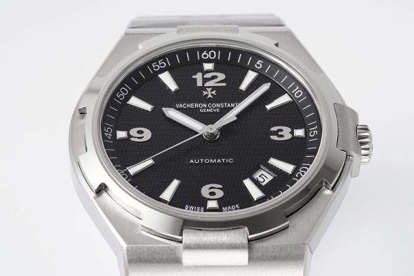 VC オーバーシーズ 47040/B01A-9094 SS PPF 1:1 ベスト・エディション ブラック・テクスチャード・ダイヤル SSブレスレット A1226 - スーパークローン・ウォッチ｜1:1 ベスト・バージョン