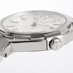 VC Overseas 47040/B01A-9093 SS PPF 1:1 Best Edition White Textured Dial on SS Bracelet A1226 - Super Clone Watch | 1:1 Best Version