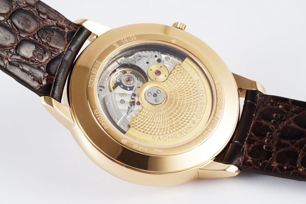 VC Patrimony Date 85180/000R-9248 RG PPF 1:1 Best Edition White Dial on Brown Leather Strap MIYOTA 9015 - Super Clone Watch | 1:1 Best Version