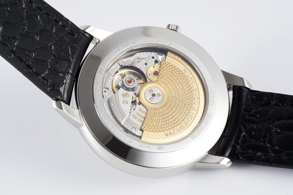 Patrimony Date 85180/000G-9230 SS PPF 1:1 Best Edition White Dial on Black Leather Strap MIYOTA 9015 - Super Clone Watch | 1:1 Best Version