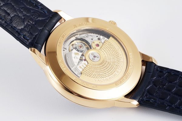VC Patrimony Date 85180/000R-B515 RG PPF 1:1 Best Edition Blue Dial on BlueLeather Strap MIYOTA 9015 - Super Clone Watch | 1:1 Best Version