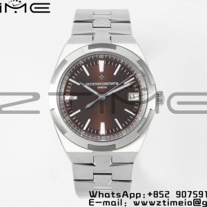 VC Overseas 	4500V/110A-B146 PPF 1:1 Best Edition Brown Dial on SS Bracelet A5100 - Super Clone Watch | 1:1 Best Version