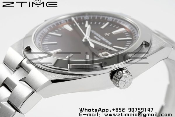 VC Overseas 4500V/110A-B146 PPF 1:1 Best Edition Brown Dial on SS Bracelet A5100 - Super Clone Watch | 1:1 Nejlepší verze