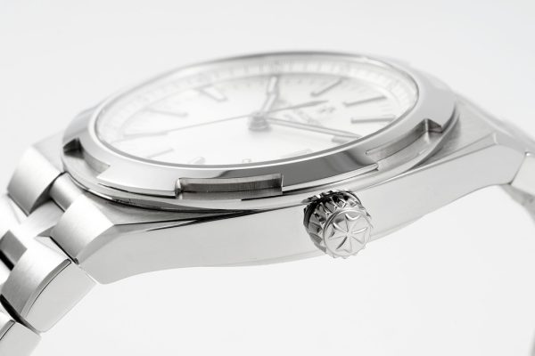 VC Overseas 4500V/110A-B126 SS PPF 1:1 Best Edition Silver Dial on SS Bracelet A5100 - Super Clone Watch | 1:1 Best Version