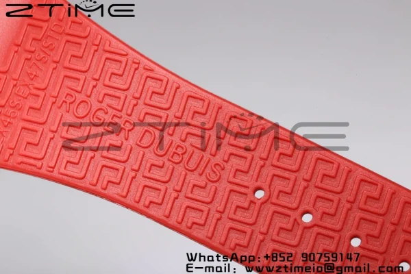RD エクスカリバー RDDBEX0479 BBR 1:1ベストエディション スケルトン ブラックダイアル レッドラバーストラップ A2136 トゥールビヨン V4 - スーパークローンウォッチ｜1:1ベストバージョン