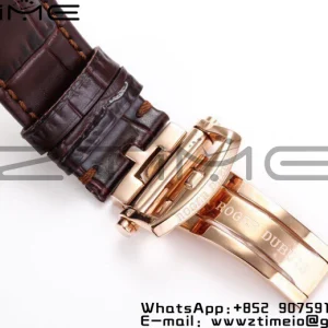 RD Excalibur Rddbex0393 RG  BBRF 1:1 Best Edition Skeleton Dial on Brown Leather Strap A2136 Tourbillon V4 - Super Clone Watch | 1:1 Best Version