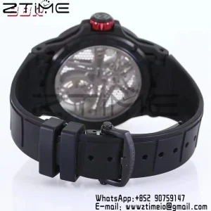 RD EXCALIBUR SPIDER RDDBEX0817 BBRF Best Edition Skeleton Black Dial on Black Rubber Strap A2136 Tourbillon - Super Clone Watch | 1:1 Best Version