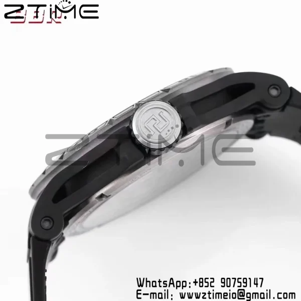 RD EXCALIBUR SPIDER RDDBEX0815 BBRF Best Edition Skeleton Black Dial on Black Rubber Strap A2136 Tourbillon - Super Clone Watch | 1:1 Best Version