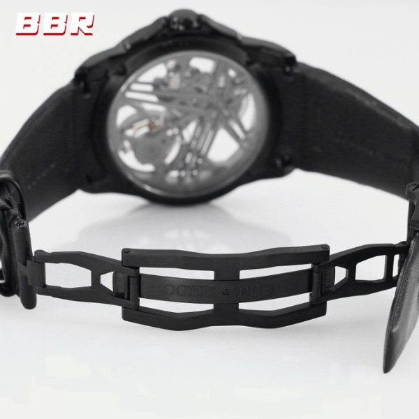 RD Excalibur RDDBEX0889 Titanium  BBRF 1:1 Best Edition Skeleton Dial on Blcak Rubber Strap A2136 Tourbillon V4 - Super Clone Watch | 1:1 Best Version