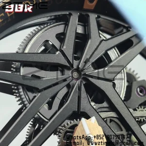 RD Excalibur RDDBEX0838 RG BBRF 1:1 Best Edition Skeleton Dial on Blcak Rubber Strap A2136 Tourbillon V4 - Super Clone Watch | 1:1 Best Version