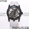 RD Excalibur Rddbex0393 FC BBRF 1:1 Best Edition Skeleton Dial on White Rubber Strap A2136 Tourbillon V4 - Super Clone Watch | 1:1 Best Version
