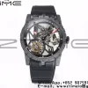 RD Excalibur Rddbex0393 FC BBRF 1:1 Best Edition Skeleton Dial mustalla kumihihnalla A2136 Tourbillon V4 - Super Clone Watch | 1:1 Paras versio