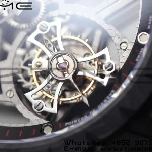RD Excalibur Rddbex0393 FC BBRF 1:1 Best Edition Skeleton Dial on Black Rubber Strap A2136 Tourbillon V4 - Super Clone Watch | 1:1 Best Version