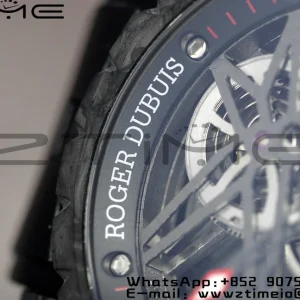 RD Excalibur Rddbex0393 FC BBRF 1:1 Best Edition Skeleton Dial on Black Rubber Strap A2136 Tourbillon V4 - Super Clone Watch | 1:1 Best Version