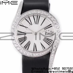 Limelight Gala G0A42150 26mm SS ZF 1:1 Best Edition Silver Dial on Black Fabric Strap Siwss Quartz - Super Clone Watch | 1:1 Best Version