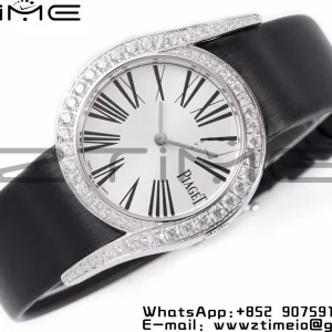 Limelight Gala G0A42150 26mm SS ZF 1:1 Best Edition Silver Dial on Black Fabric Strap Siwss Quartz - Super Clone Watch | 1:1 Best Version