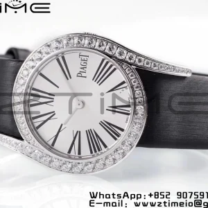 Limelight Gala G0A42150 26mm SS ZF 1:1 Best Edition Silver Dial on Black Fabric Strap Siwss Quartz - Super Clone Watch | 1:1 Best Version