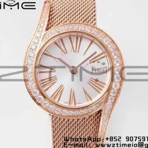 Limelight Gala G0A44212 32mm RG ZF 1:1 Best Edition Silver Dial on RG Bracelet Siwss Quartz - Super Clone Watch | 1:1 Best Version