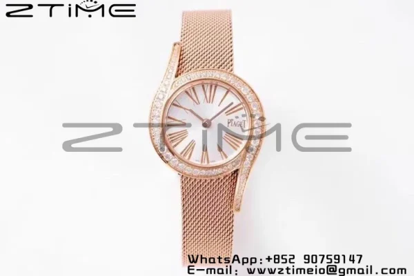Limelight Gala G0A44212 32mm RG ZF 1:1 Best Edition Silver Dial on RG Bracelet Siwss Quartz - Super Clone Watch | 1:1 Best Version