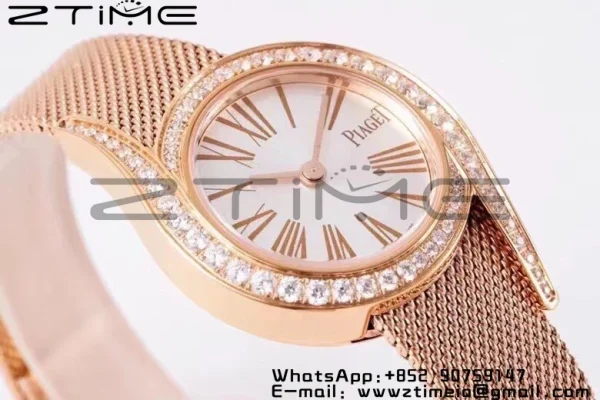 Limelight Gala G0A44212 32mm RG ZF 1:1 Best Edition Silver Dial on RG Bracelet Siwss Quartz - Super Clone Watch | 1:1 Best Version