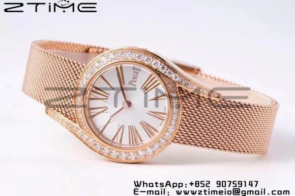 Limelight Gala G0A44212 32mm RG ZF 1:1 Best Edition Silver Dial on RG Bracelet Siwss Quartz - Super Clone Watch | 1:1 Best Version