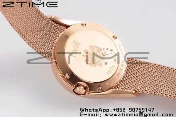 Limelight Gala G0A44212 32mm RG ZF 1:1 Best Edition Silver Dial on RG Bracelet Siwss Quartz - Super Clone Watch | 1:1 Best Version