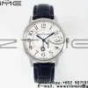 Rendez-Vous JL Night & Day 3448410 SS APSF 1:1 Best Edition White Textured Dial Polished Bezel on Blue Leather Strap A898 - Super Clone Watch | 1:1 Best Version