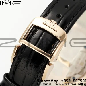 Rendez-Vous JL Night & Day 3442440 RG APSF 1:1 Best Edition White Textured Dial Polished Bezel on Black Leather Strap A898 - Super Clone Watch | 1:1 Best Version