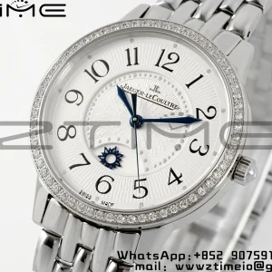Rendez-Vous JL Night & Day 3448130 SS APSF 1:1 Best Edition White Textured Dial Diamonds Bezel on SS Bracelet  A898 - Super Clone Watch | 1:1 Best Version