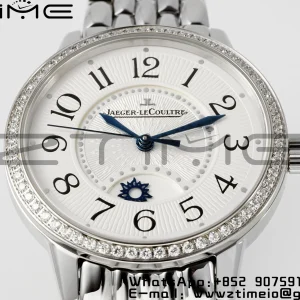 Rendez-Vous JL Night & Day 3448130 SS APSF 1:1 Best Edition White Textured Dial Diamonds Bezel on SS Bracelet  A898 - Super Clone Watch | 1:1 Best Version