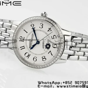 Rendez-Vous JL Night & Day 3448130 SS APSF 1:1 Best Edition White Textured Dial Diamonds Bezel on SS Bracelet  A898 - Super Clone Watch | 1:1 Best Version