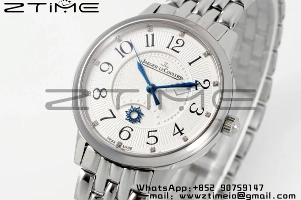 Rendez-Vous JL Night & Day 3448130 SS APSF 1:1 Mejor Edición Esfera blanca texturada Bisel pulido en brazalete SS A898 - Super Clone Watch | 1:1 Mejor Versión