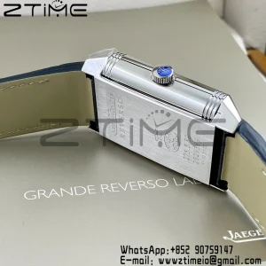 Master Reverso Tribute Small Seconds SS MGF 1:1 Best Version Green Dial on Green Leather Strap A854A - Super Clone Watch | 1:1 Best Version