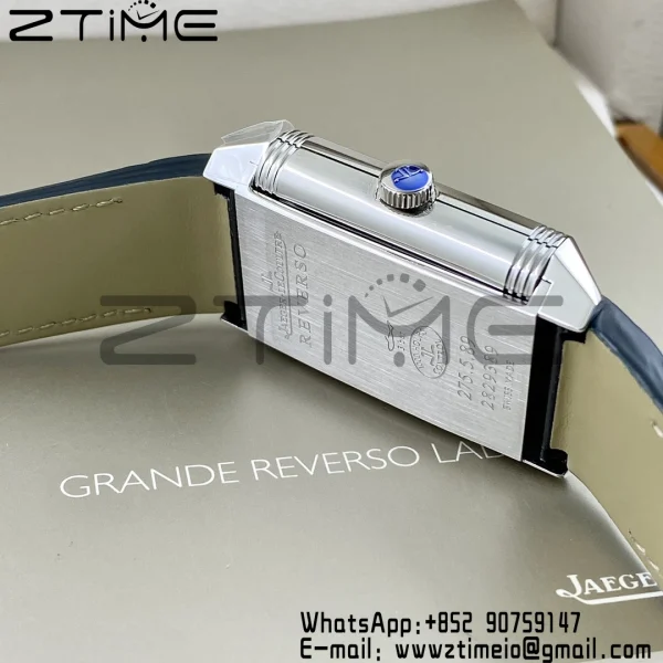 Master Reverso Tribute Small Seconds SS MGF 1:1 Best Version Green Dial on Green Leather Strap A854A - Super Clone Watch | 1:1 Best Version