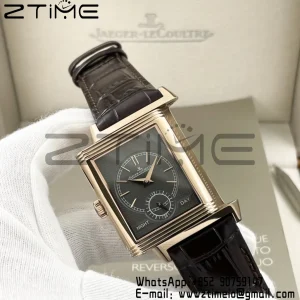Master Reverso Tribute Small Seconds RG MGF 1:1 Best Version White Dial on Brown Leather Strap A854A - Super Clone Watch | 1:1 Best Version