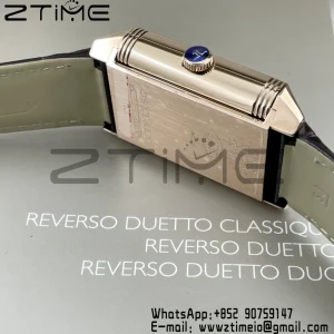 Master Reverso Tribute Small Seconds RG MGF 1:1 Best Version White Dial on Brown Leather Strap A854A - Super Clone Watch | 1:1 Best Version