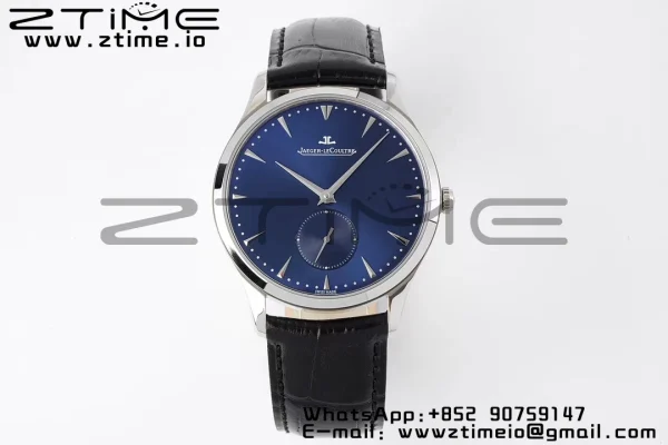 Master Ultra Thin Small Second 1358480 SS ZF 1:1 Best Edition Blue Dial on Black Leather Strap A896 - Super Clone Watch | 1:1 Best Version