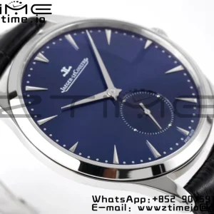 Master Ultra Thin Small Second 1358480 SS ZF 1:1 Best Edition Blue Dial on Black Leather Strap A896 - Super Clone Watch | 1:1 Best Version