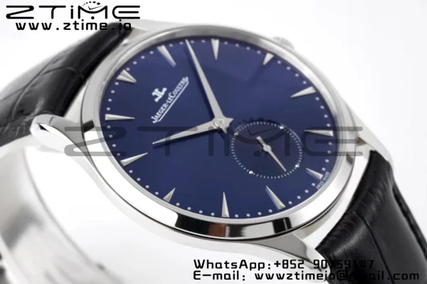 Master Ultra Thin Small Second 1358480 SS ZF 1:1 Best Edition Blue Dial on Black Leather Strap A896 - Super Clone Watch | 1:1 Best Version