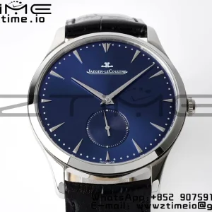 Master Ultra Thin Small Second 1358480 SS ZF 1:1 Best Edition Blue Dial on Black Leather Strap A896 - Super Clone Watch | 1:1 Best Version