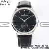 Master Ultra Thin Small Second 1358420 SS ZF 1:1 Best Edition Esfera Negra con Correa de Piel Negra A896 - Super Clone Watch | 1:1 Best Version