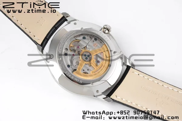 Master Ultra Thin Small Second 1358420 SS ZF 1:1 Best Edition Black Dial on Black Leather Strap A896 - Super Clone Watch | 1:1 Best Version