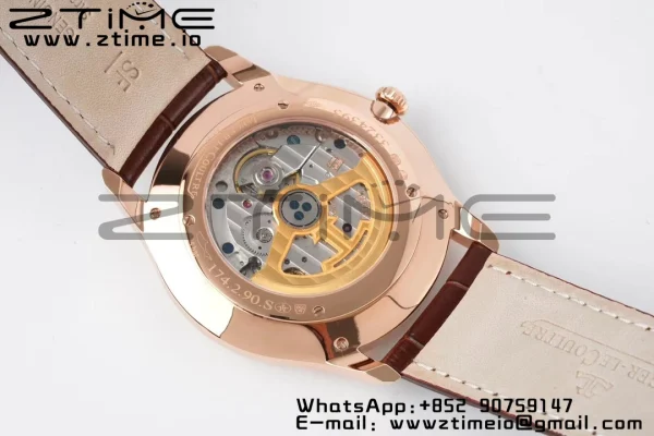 Master Ultra Thin Small Second 1352520 RG ZF 1:1 Best Edition Cadran blanc sur bracelet cuir marron A896 - Super Clone Watch | 1:1 Best Version