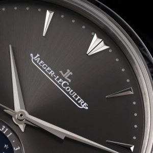 Master Ultra Thin Moon 1363540 SS AZF 1:1 Mejor Edición Esfera Gris con Correa de Piel Negra A925 - Super Clone Watch | 1:1 Mejor Versión