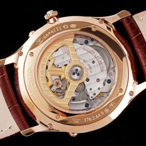 Master Ultra Thin Moon 1362520 RG AZF 1:1 Best Edition Weißes Zifferblatt auf braunem Lederarmband A925 - Super Clone Watch | 1:1 Best Version