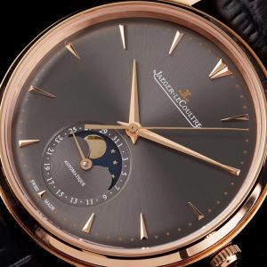 Master Ultra Thin Moon 136255J RG AZF 1:1 Best Edition Gray Dial on Black Leather Strap A925 - Super Clone Watch | 1:1 Best Version